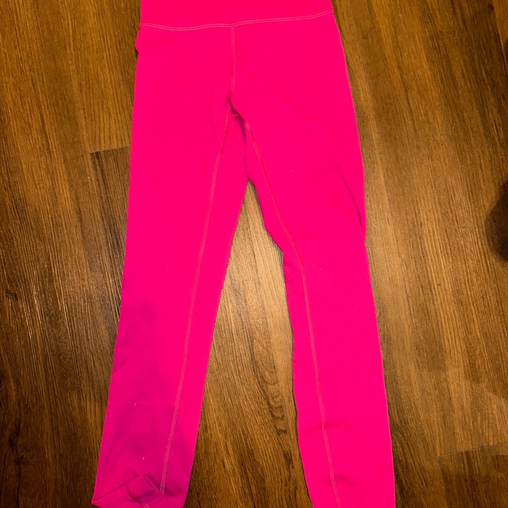 lululemon Bright Pink Leggings